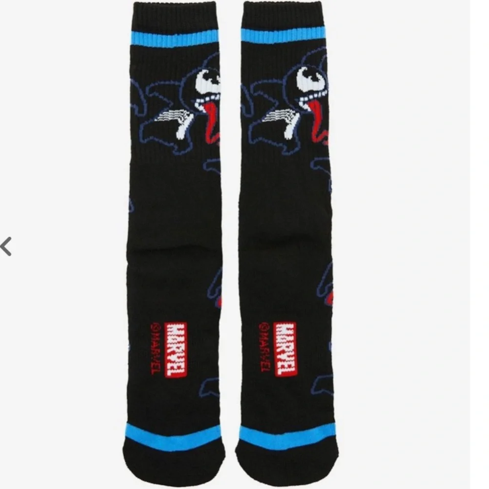 Marvel Venom‎ Chibi Allover Print Crew Socks - BoxLunch Exclusive